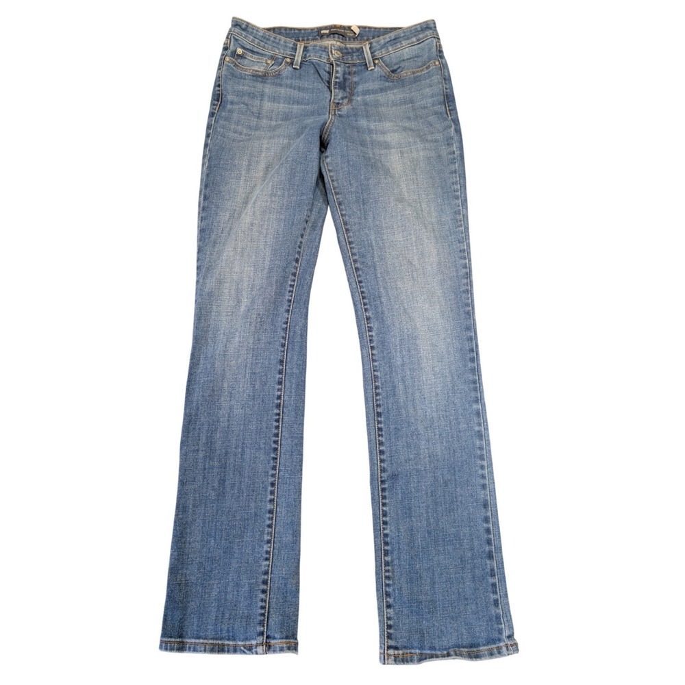 Levi's Womens Slight Curve Classic Rise Straight Leg Blue Denim Jeans Size 8/29